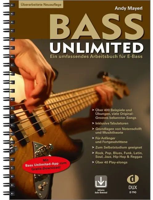 Noten Bass unlimited Ein umfangreiches Arbeitsbuch DUX 790 incl. Audio-Download_00053911_