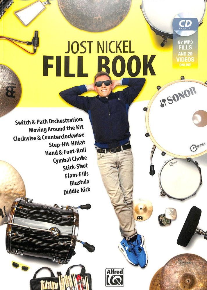 NotenDas Jost Nickel Fill Book (+mp3 CD)  Schlagzeug Alfred ALF 20256G incl. MP3