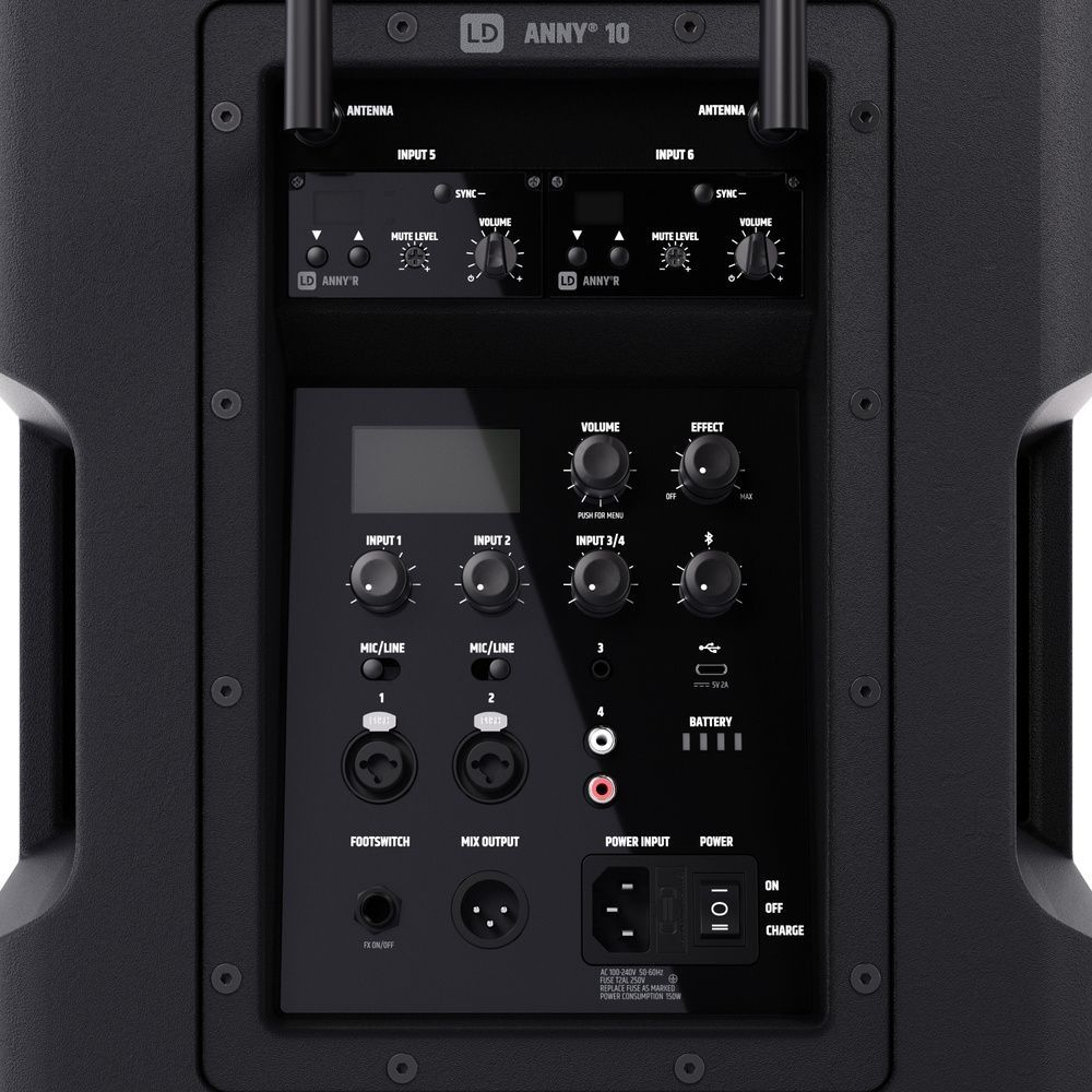 LD Systems ANNY 10 HHD 2 B8 Akkubetriebene Bluetooth-Lautsprecherbox _00053504_