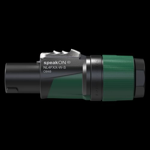 Neutrik NL4FXX-W-S Speakonstecker 4-polig schwarz_00052124_