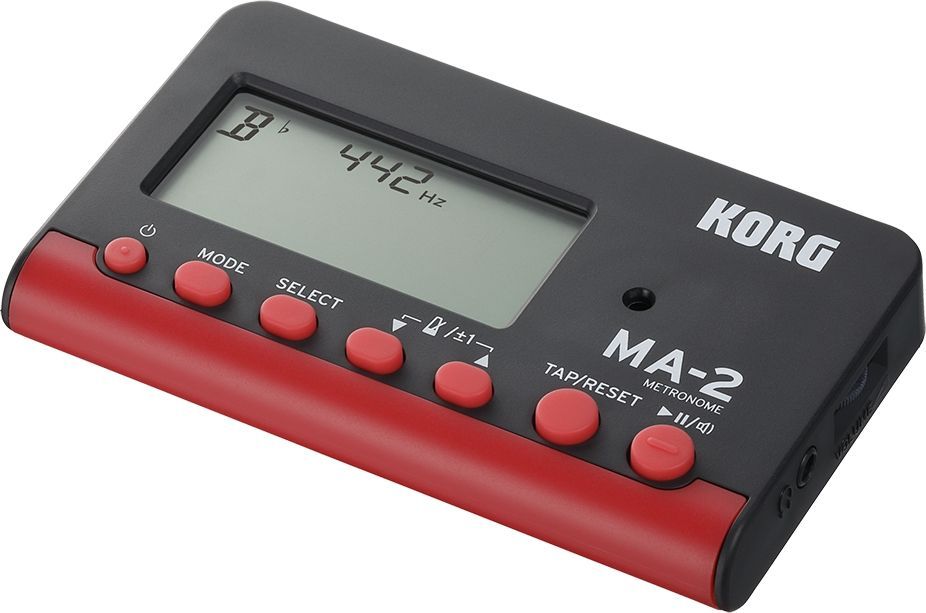 Korg MA-2 black/red, DigitalMetronoml mit Ohrhöreranschluss, Display, Speaker_00040335_