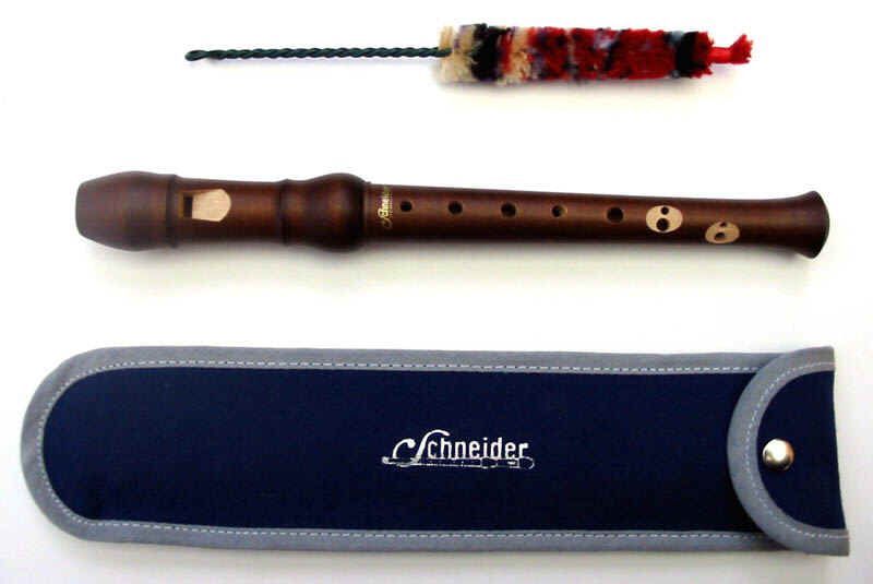 Schneider Blockflöte 40803-he Sopranino Ahorn braun  barock