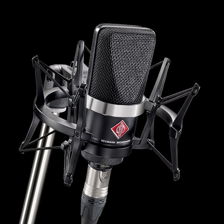 Neumann TLM 102 mt Studio Set Black, Großmembran Kondensator Mikrofon mit Spinne_00049859_