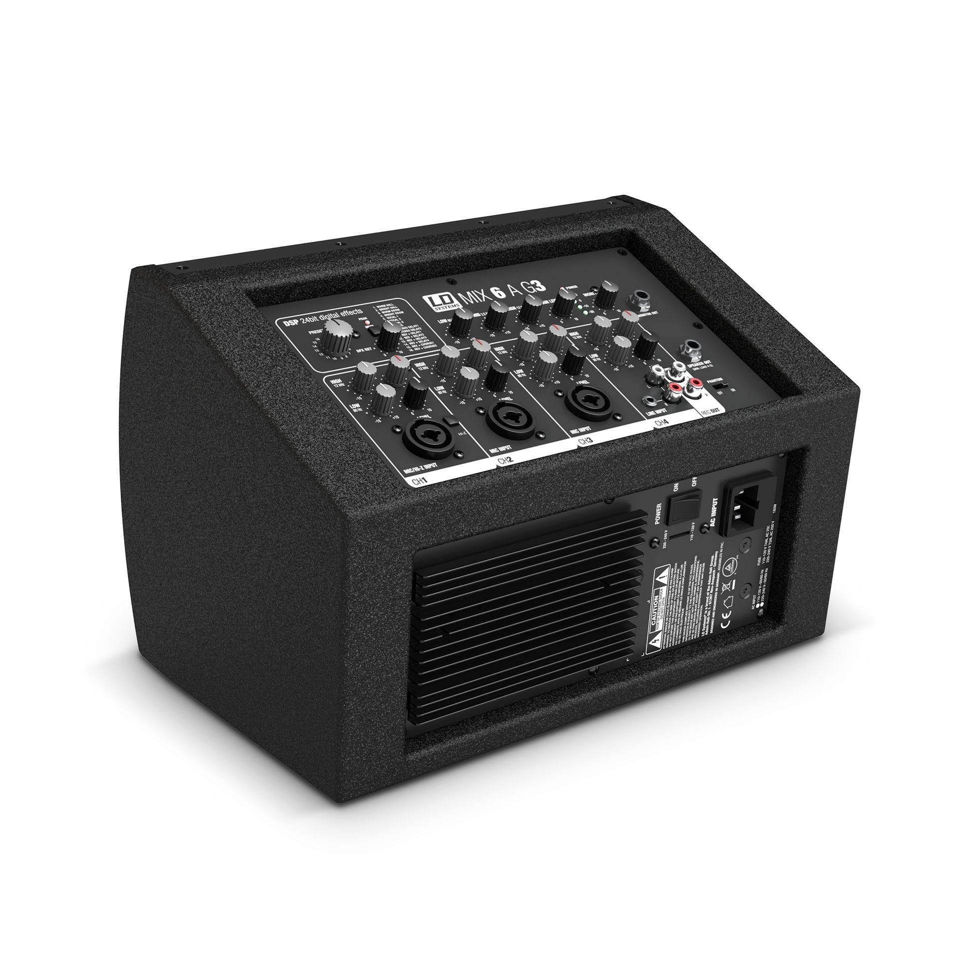 LD Systems Stinger MIX 6 A G3 Aktivbox mit integriertem 4-Kanal-Mixer_00040453_