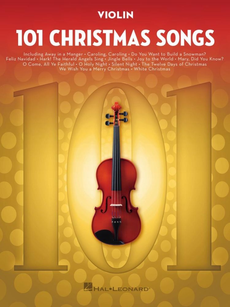 Noten 101 Christmas Songs for Violin HL278644 Geige / Weihnachtslieder