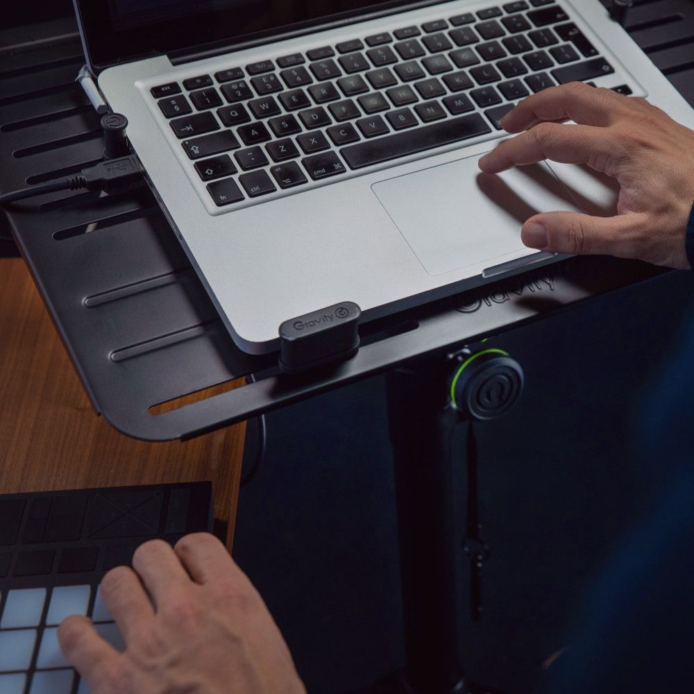 Gravity LTS TRAY 1 Laptop-Ablage Universal-Aufsatz für Stativrohre mit 35 mmNE_00050266_
