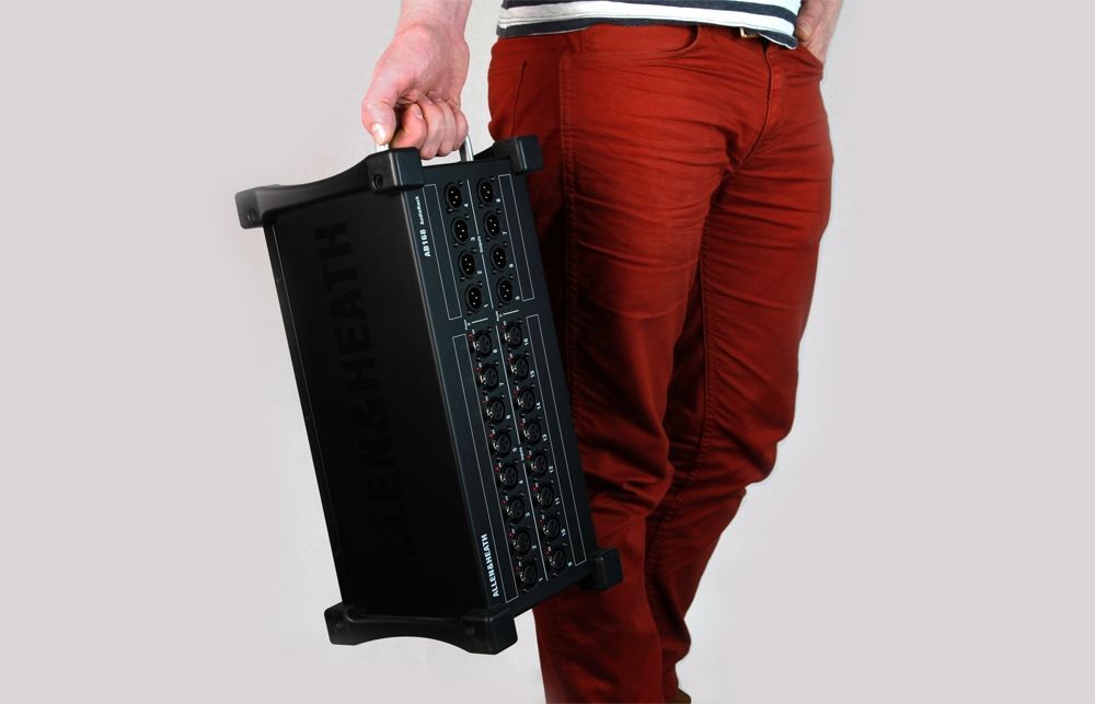 Allen & Heath AB168 Audiorack16 Kanal digitale Stagebox für GLD / QU Digitalmixe