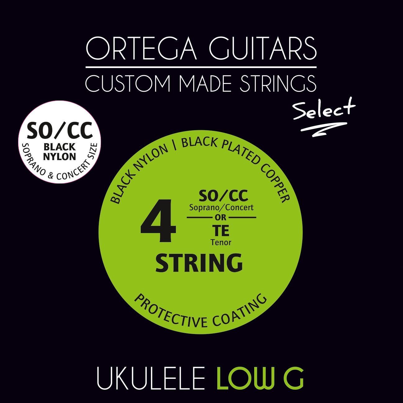 Ortega Low G  UKSBK-SOCC-LG Saiten für Konzert- und Sopranukulele 