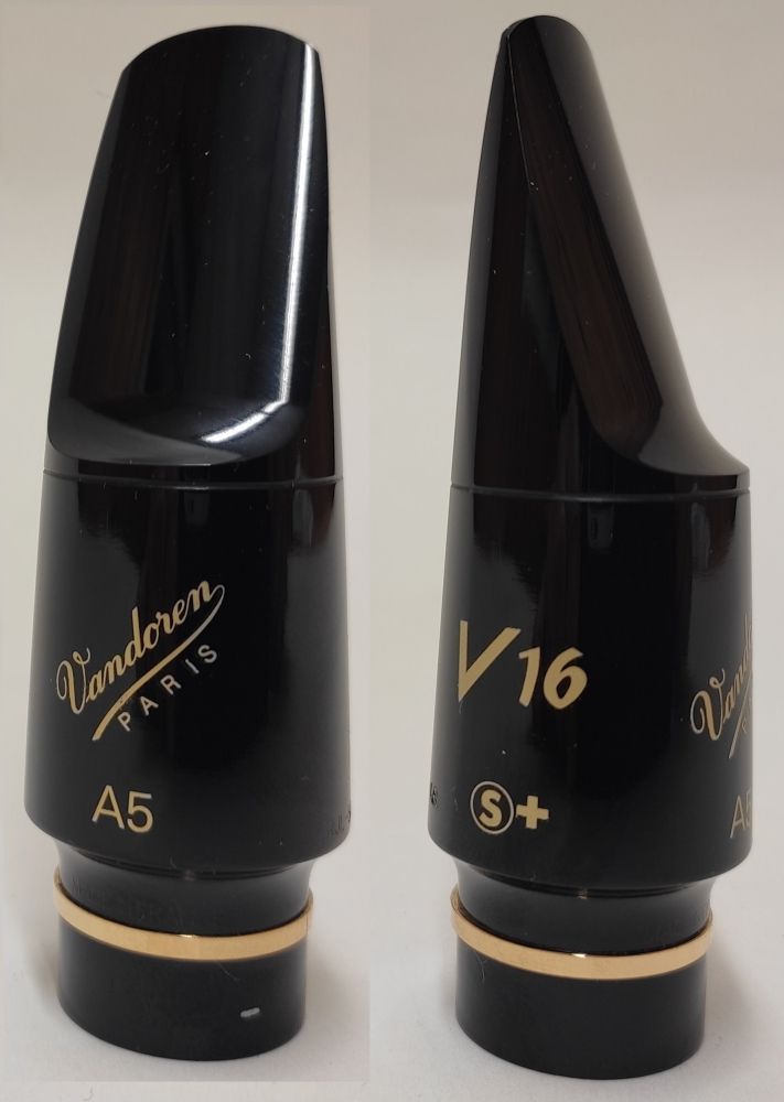 Vandoren V16  A-5S+  Altsaxophon Mundstück , Bahn 188, Bahnlänge ML, SM811S+