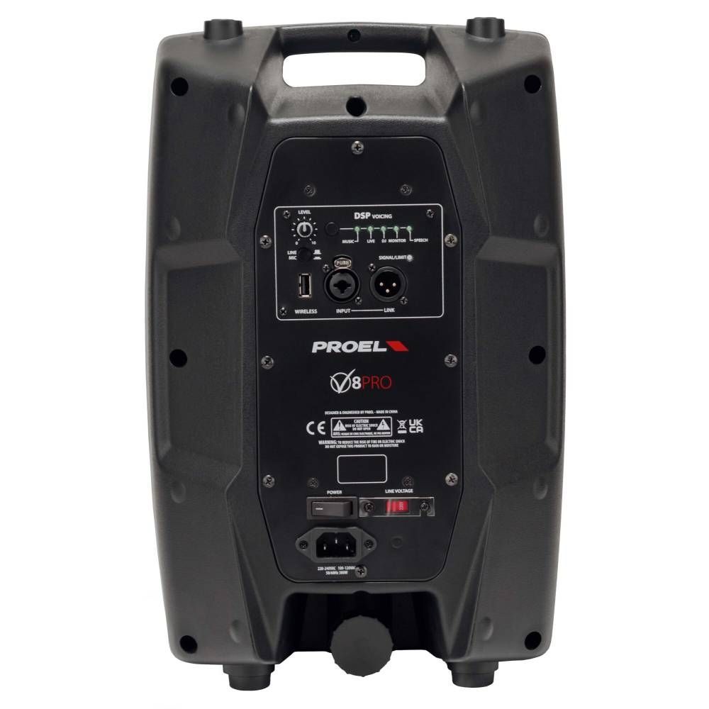 Proel V8Pro Aktivbox 8/2, Fullrangelautsprecher_00054121_