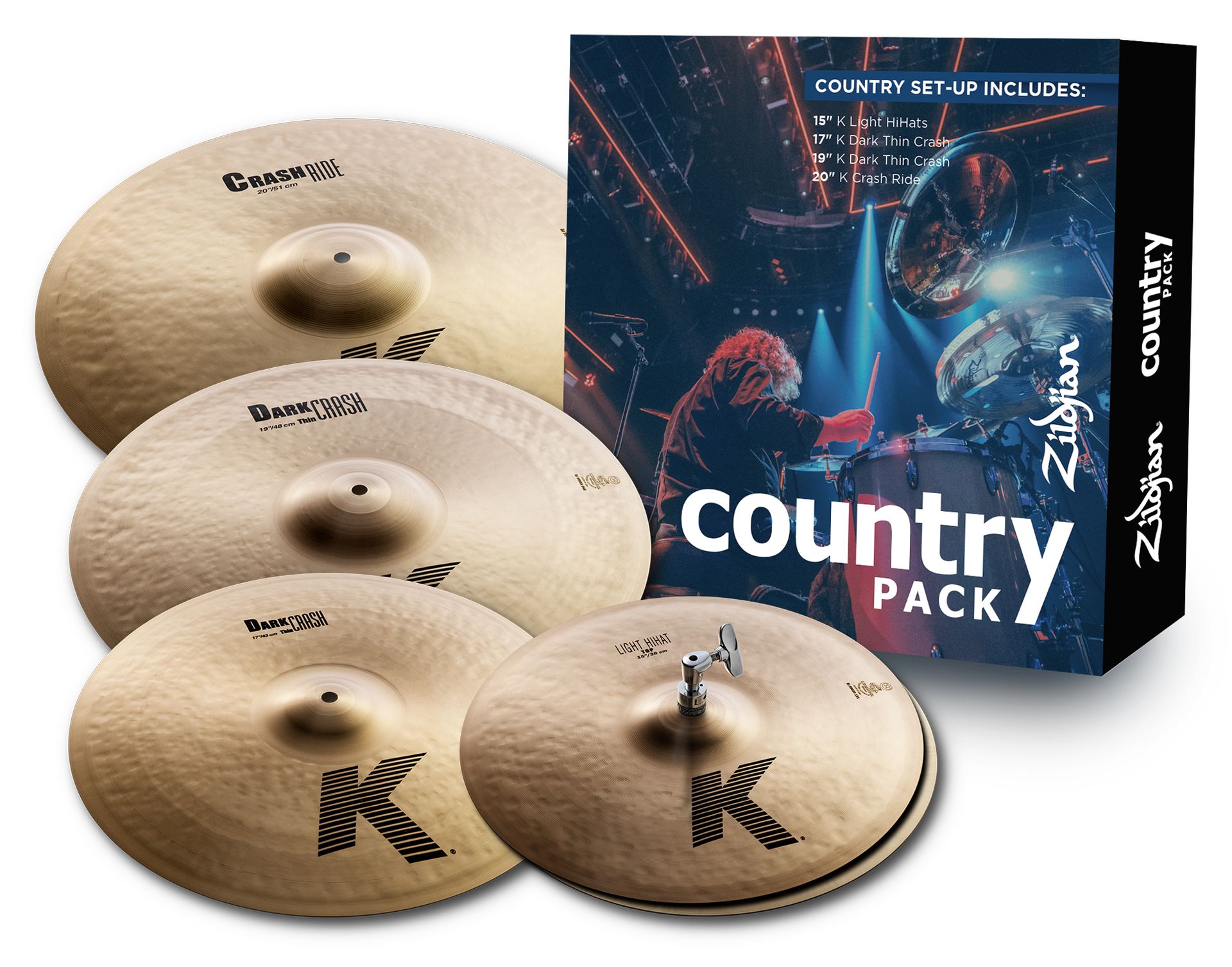 Zildjian K Country Pack ZIK0801C