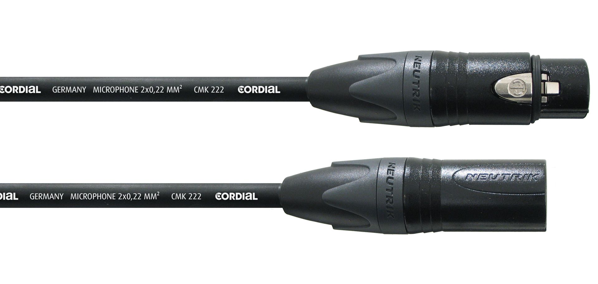 Cordial CPM 5 FM Mikrofonkabel Neutrik XLR male/female, 5 Meter schwarz_00027615_