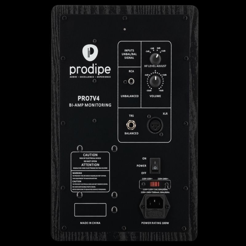 Prodipe Pro 7 V4 Black Studiomonitor schwarz