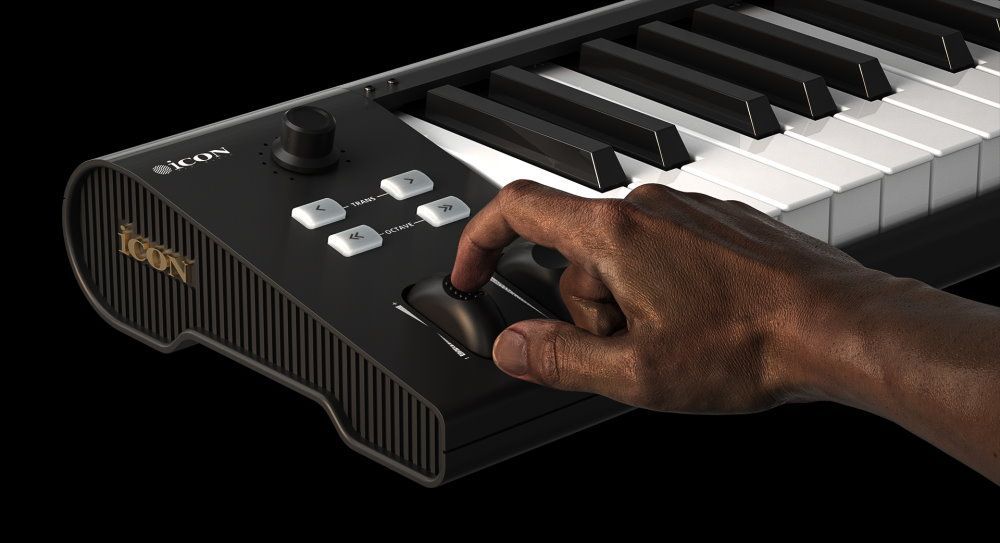 iCon Pro Audio Artist 49 Masterkeyboard mit 49 Tasten, USB / Midikeyboard _00055029_