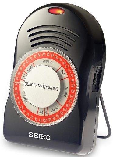 Seiko SQ-50V Quarz Metronom, Taktell mit Lichtanzeige, 2 laute Metronomtöne _00000045_