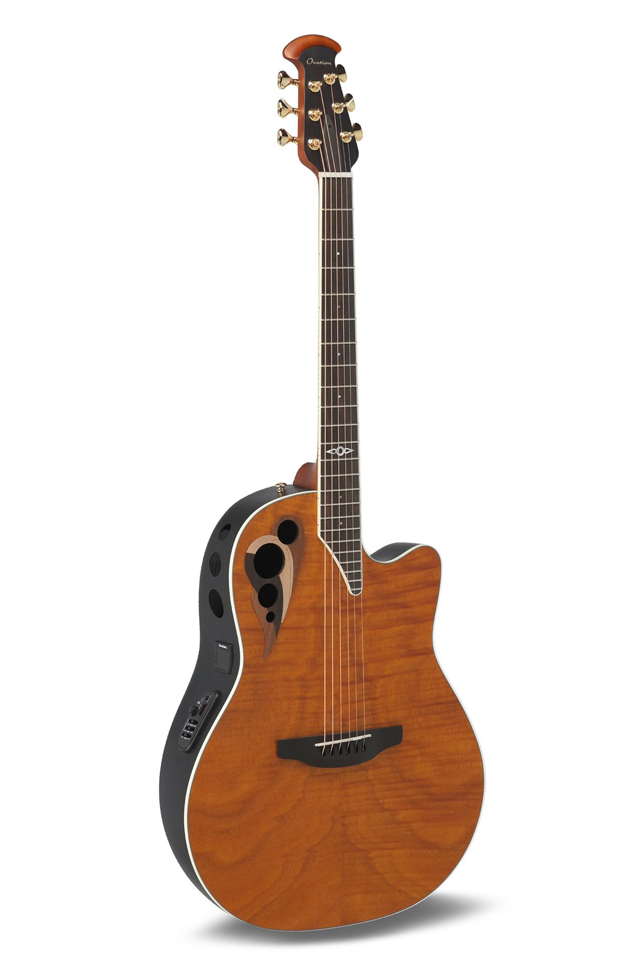 Ovation Celibrity Elite Deluxe Plus CDX40P-FM-G Amber FL Mahogany ltd.