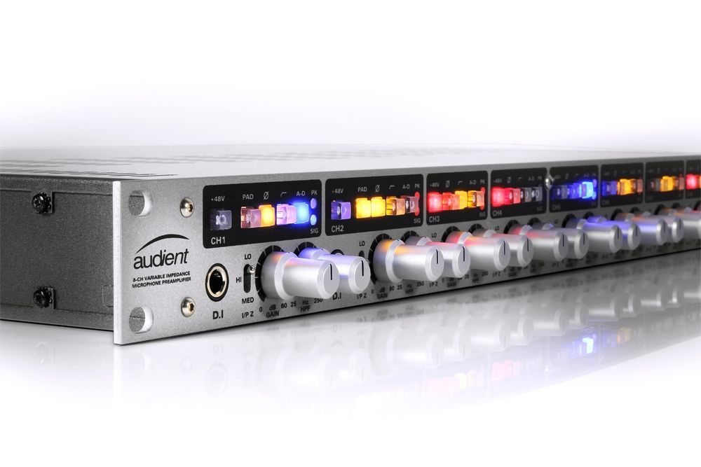 Audient ASP 880   8-Kanal Mikrofon Preamp und A/D Wandler