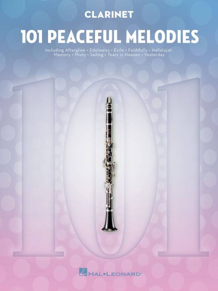 Noten 101 Peaceful Melodies for Clarinet Klarinette  HL01995736_00054855_