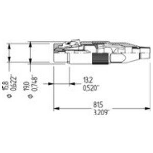 Amphenol AC3F, XLR Stecker, female 