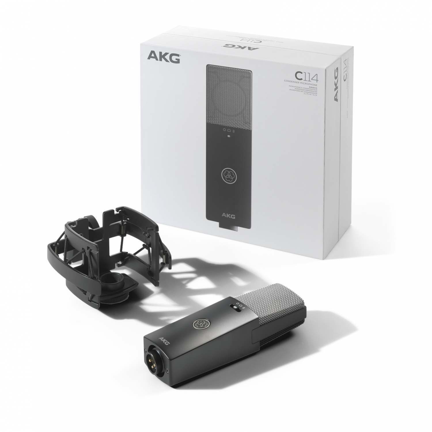AKG C114 Kondensator-Großmembran-Mikrofon inkl. Spinne