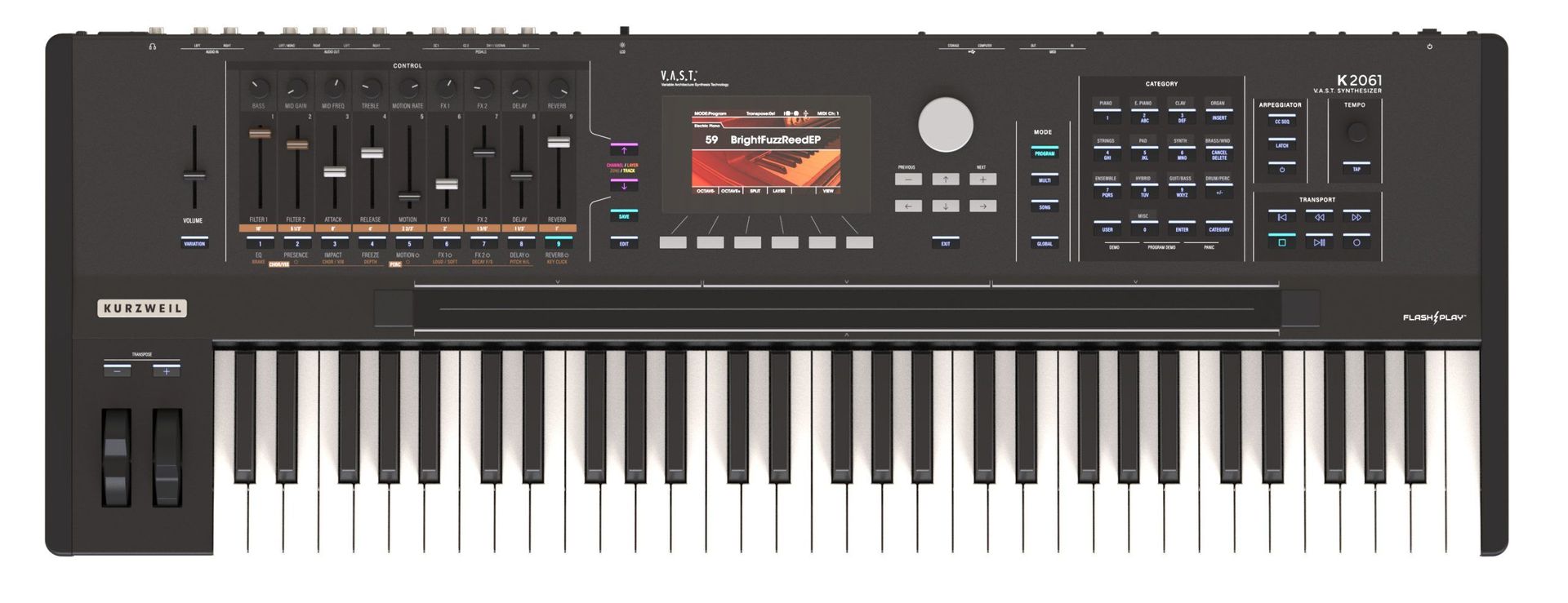 Kurzweil K2061 Synthesizer Workstation 