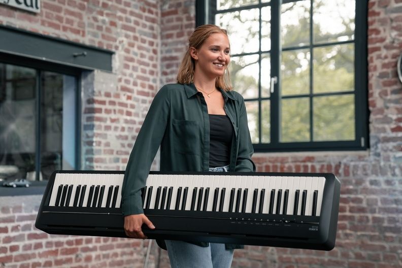 KAWAI ES-120 B schwarz Stagepiano, Digitalpiano, 25 Sounds,  ES120B,  Bluetooth _00051300_