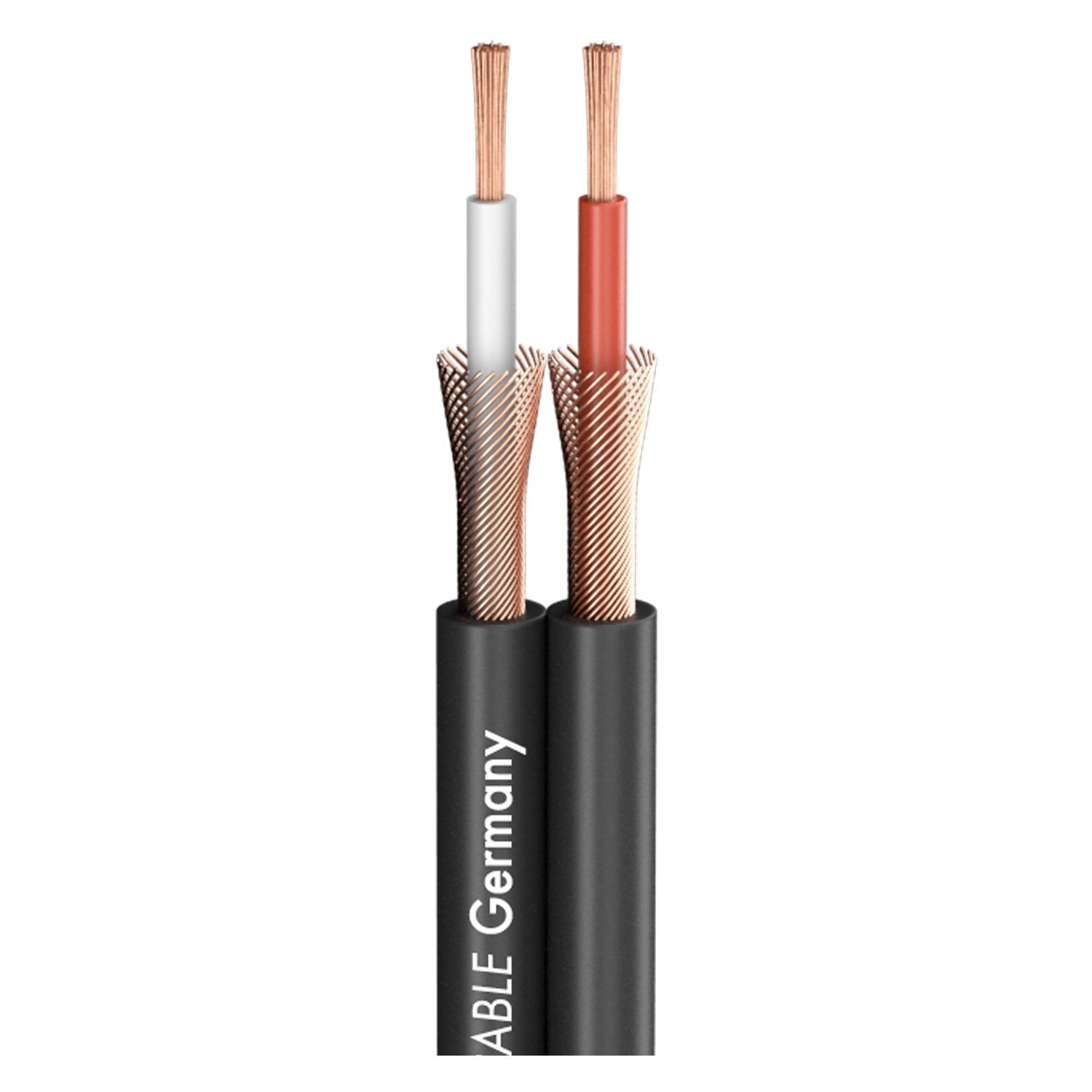 Sommer Cable Onyx 2025 BK Zwillingskabel unsymmetrisch, Patchkabel Meterware 