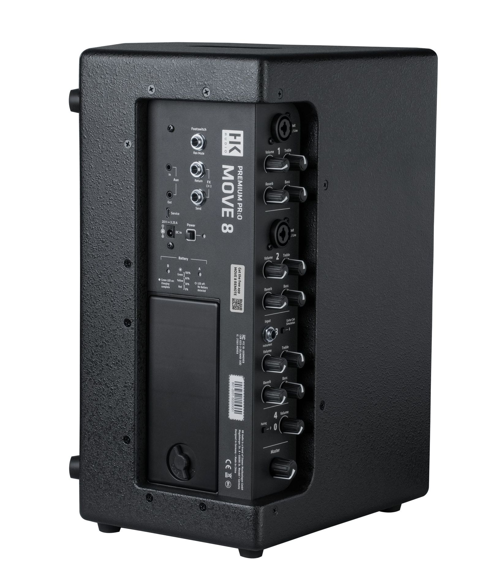 HK Audio Premium Pro Move 8  - Showroom  - akkubetriebener Fullrangelautsprecher