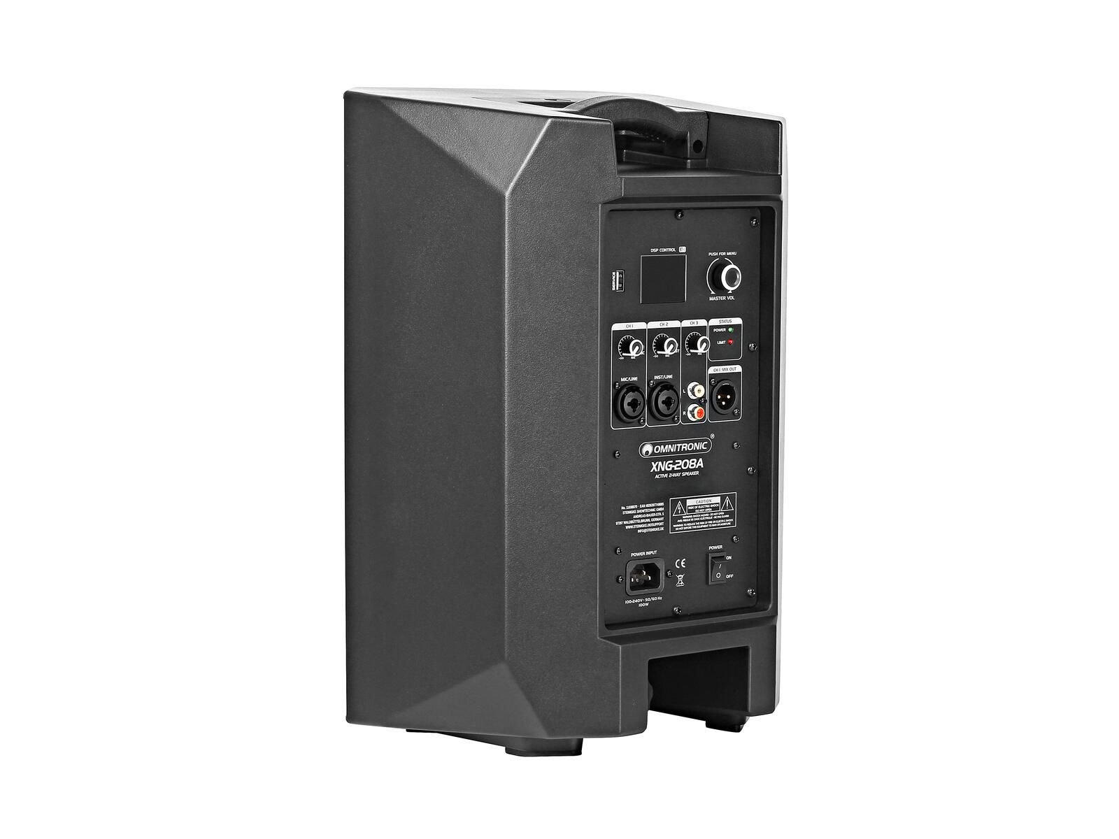 OMNITRONIC XNG-208A  Aktivbox 8/2 mit Bluetooth